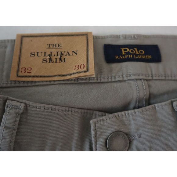 Polo Ralph Lauren Men's Sz 32x30 Gray The Sullivan Slim Low Stretch Jeans $168 - Picture 4 of 10